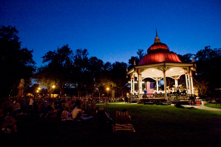Henry Shaw Bandstand in Tower Grove Park; Jim Sparks, Photographer
